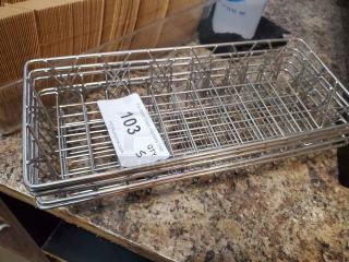 Lot of 5 Wire Baskets. (5xbid)