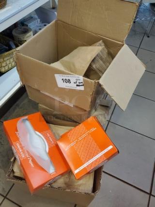 Lot of Miscellaneous Paper Bags and Wax Paper.