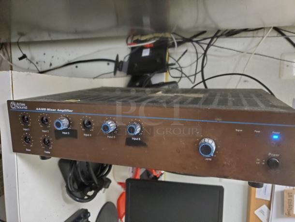 Atlas Sound AA120 Mixer Amplifier. Missing Knobs. - Image 1 of 1