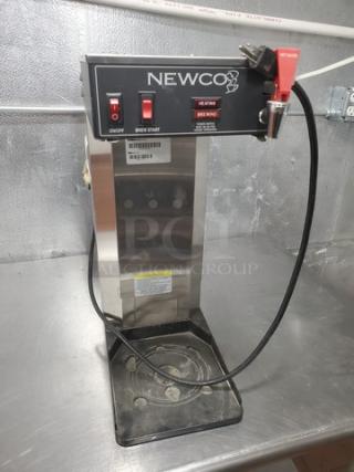 Newco ACE-TS Brewer. 1750W, 60 Hz, 120 VAC, 1PH, 14.6 A, 3 Wire.