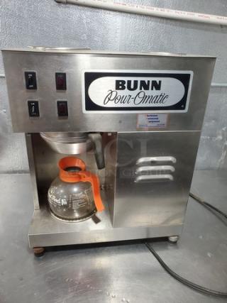 Bunn Pour-Omatic model X-20. 120 VAC, 1 PH, 2340W.