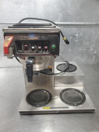 Bunn CWTF15-3 Automatic Coffee Brewer. 120V, 13.9A, 1670W, 2 Wire + GND, 60 Hz, 1 PH - Item #1182033