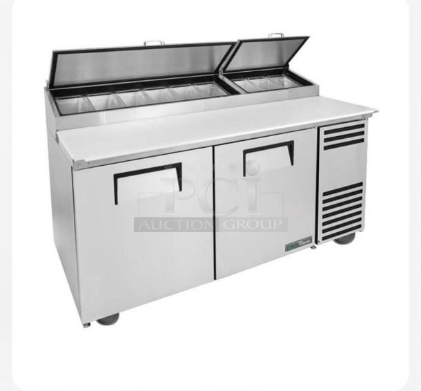 Brand New in Box Pizza Prep Table – TRUE TPP-67 – 120V – Heavy-Duty Stainless Steel – Never Used! – BPT Code 759 - Image 2 of 7