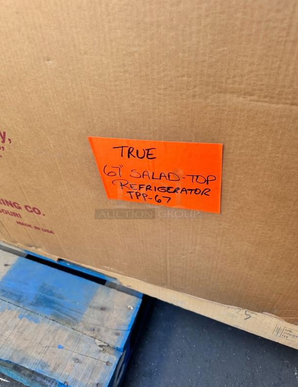Brand New in Box Pizza Prep Table – TRUE TPP-67 – 120V – Heavy-Duty Stainless Steel – Never Used! – BPT Code 759 - Image 3 of 7