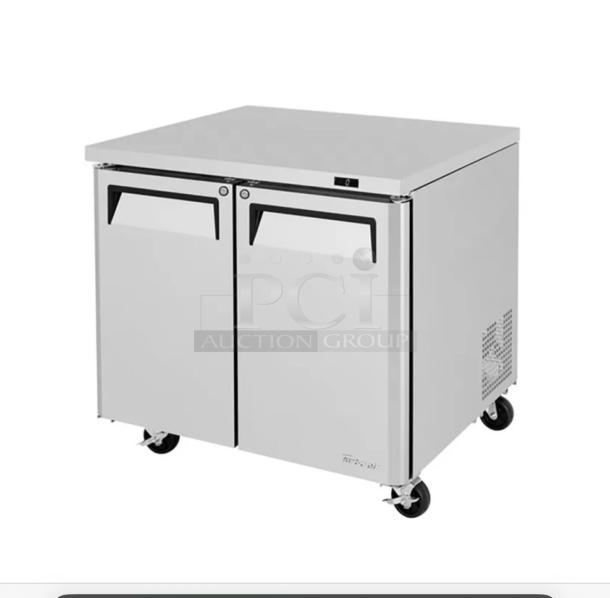 Excellent Condition – Undercounter Freezer – Turbo Air MUF-36-N – 115V – Heavy-Duty Stainless Steel – Tested & Working! – RGP 29 - Image 1 of 9