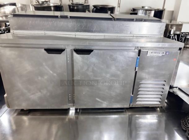 Excellent Condition Pizza Prep Table – Beverage-Air DP67 – 115V Electric – Heavy-Duty Stainless Steel – Tested & Working! - Image 11 of 11