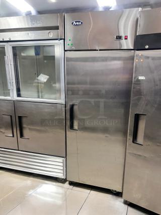 Excellent Condition Reach-In Freezer – Atosa MBF8001GR – 115V Electric – Heavy-Duty Stainless Steel – Tested & Working!
