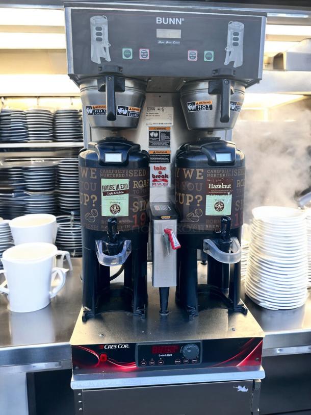 Outstanding Condition Commercial Coffee Brewer – BUNN Dual TF DBC – 120/240V Electric – Heavy-Duty Stainless Steel – Fully Tested & Working! - Image 4 of 11