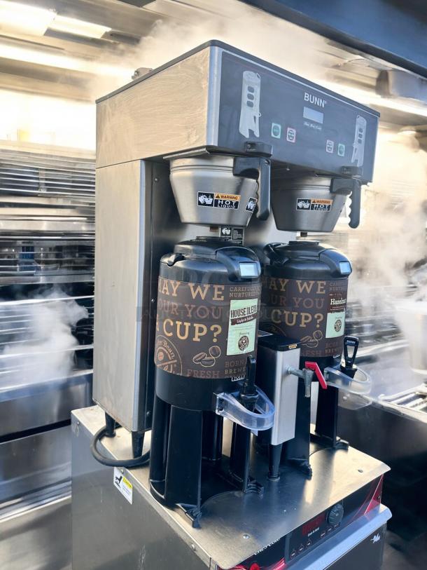 Outstanding Condition Commercial Coffee Brewer – BUNN Dual TF DBC – 120/240V Electric – Heavy-Duty Stainless Steel – Fully Tested & Working! - Image 8 of 11