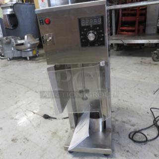 One Vevor Stainless Steel Ice Cream Mixer/Shake Machine, Model# F800. 110 Volt. LOOKS NEW! 9X12X26 - Item #1182516