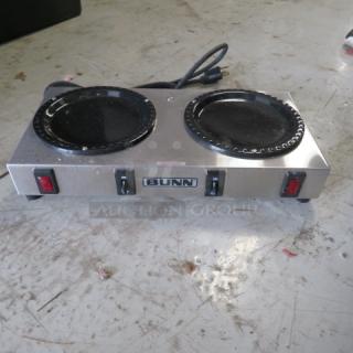 One NEW Bunn Dual Warmer. Model# WX2. 120 Volt. $186.00