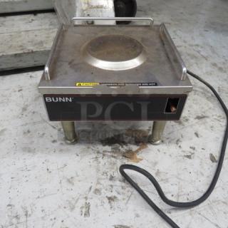 One Bunn Warmer. Model # RWS2. 120 Volt. No Plug Or Switch.