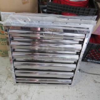 NEW Stainless Steel Hood Filter. 3XBID