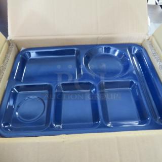 NEW Carlisle 6 Compartment Lunch Tray. 10X14. 12XBID
