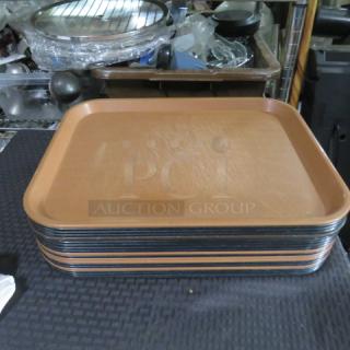 One Lot Of 19 Lunch Trays. 14X18