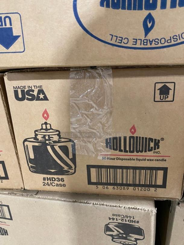 BRAND NEW! MIXED PALLET! Arcoroc Excalibur Series Commercial Clear Fully Tempered 10.5 Oz. Tall Wine Glasses! Model: 71083C! With Hollowick’s Commercial 12 Hour Disposable Votive Liquid Fuel Cell Candle! 144 Per Case! Model: HD12-144! With Hollowick’s Commercial 17 Hour Disposable Liquid Wax Fuel Cell Candle! 48 Per Case! Model: HD17! With Hollowick’s Commercial 8 Hour Disposable Smokeless Liquid Fuel Cell Tealight Candles! 180 Per Case! Model: HD8-180! With Hollowick’s Commercial Clear 36 Hour Disposable Liquid Fuel Cell Votive Candles! 24 Per Case! Model: HD36! With Arcoroc Roc Series Commercial 6” Round Fully Tempered Glass Dessert/Snack Plates! Model: 01166! With Cambro Camwear Series Commercial Economy Pitchers! With Cambro Versa Line Commercial Black Self-Serve Condiment Bin/Stand Set! Model: 6RS6110! With Commercial Brown Double-Sided Booster Seat! & MORE! 41X Your Bid! - Image 3 of 7