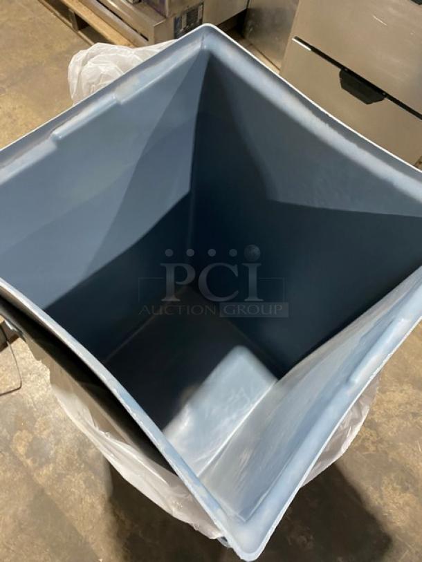 NEW! Commercial Soft Gray Trash/Waste Bins! 4X Your Bid! - Image 3 of 4