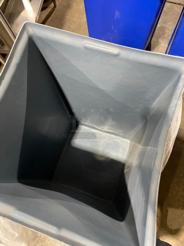 NEW! Commercial Soft Gray Trash/Waste Bins! 4X Your Bid! - Image 4 of 4