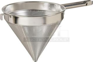 BRAND NEW! Update International Commercial Stainless Steel 12" Round Coarse Mesh China Cap Strainer! Model: CC-12C!