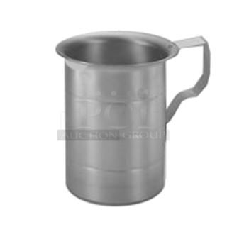 BRAND NEW! ABC Commercial Aluminum Heavy Duty 4 Qt. Graduated Measuring Cup! With Handle! Model: GM-4-A! 2X Your Bid!