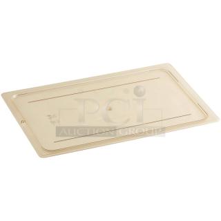BRAND NEW! Cambro H-Pan Series Commercial Amber Full-Size High Heat Flat Food Storage Container Lid/Cover! Model: 10HPC150! 6X Your Bid!