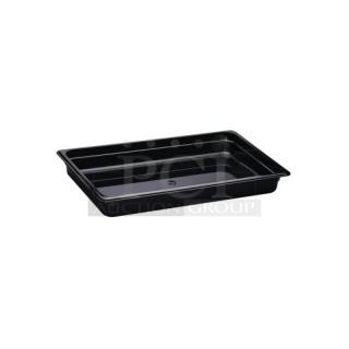 BRAND NEW! Cambro X-Pan Series Commercial Black Onyx Full-Size 2.5" Deep High Heat Food Pan! Model: 12HP771! 6X Your Bid!