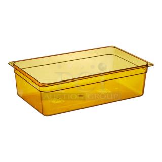 BRAND NEW! Cambro H-Pan Series Commercial Amber Full-Size 6" Deep High Heat Food Pan! Model: 16HP150! 6X Your Bid!