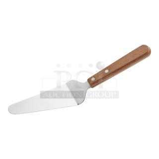 BRAND NEW! American Metalcraft Commercial Handheld Pizza/Pie Server! With Wooden Handle! Model: 19006!