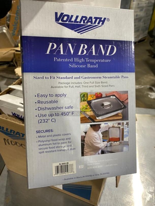 BRAND NEW! Vollrath Commercial Black Silicone Full-Size Hotel/Steamtable Pan Band! Model: N-0001B! 4X Your Bid! - Image 2 of 3