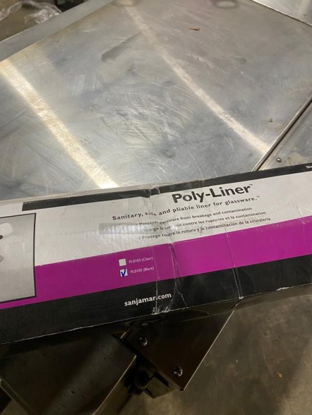 BRAND NEW! San Jamar Commercial Black 10' Sanitary Shelf Poly-Liner! Model: PL0105! - Image 2 of 3
