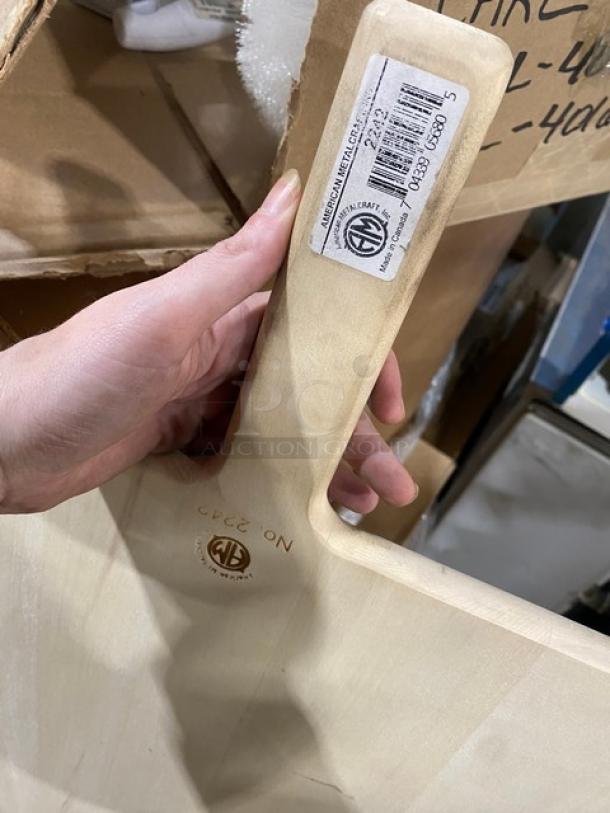 NEW! American Metalcraft Commercial Wooden 22"x36" Long Blade Pizza Peel! With 6.5" Handle! Model: 2242! 3X Your Bid! - Image 2 of 3