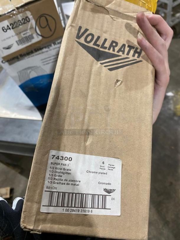 BRAND NEW! Vollrath Super Pan 3 Series Commercial Chrome Plated 1/3-Size Wire Grate! Model: 74300! 6X Your Bid! - Image 3 of 4