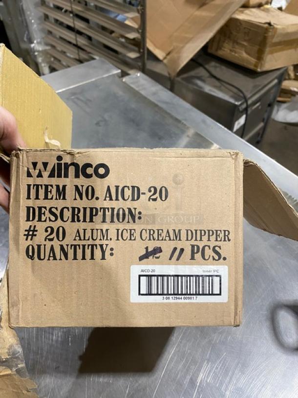 BRAND NEW! Winco Commercial Aluminum Self-Defrosting 2 Oz. Ice Cream Baller/Dipper! Model: AICD-20! 11X Your Bid! - Image 2 of 3