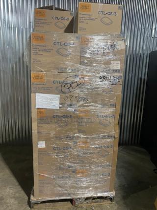 BRAND NEW! Mixed Pallet! Ingeo Pla Lid 8.8" x 6.8" Fiber Box Lids! Perfect For 20-48oz Containers!  Model CTL-CS-3! 20 X Your Bid!