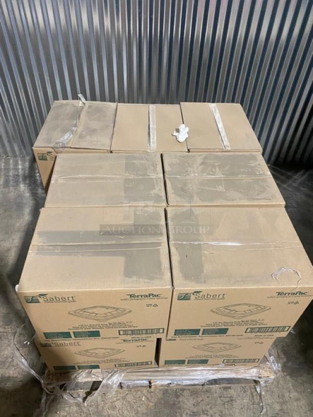 BRAND NEW! Mixed Pallet! Sabert Lid For Square Pulp Bowl!  Holds 16oz!  Model 51916F300! 14 X Your Bid! - Image 7 of 7