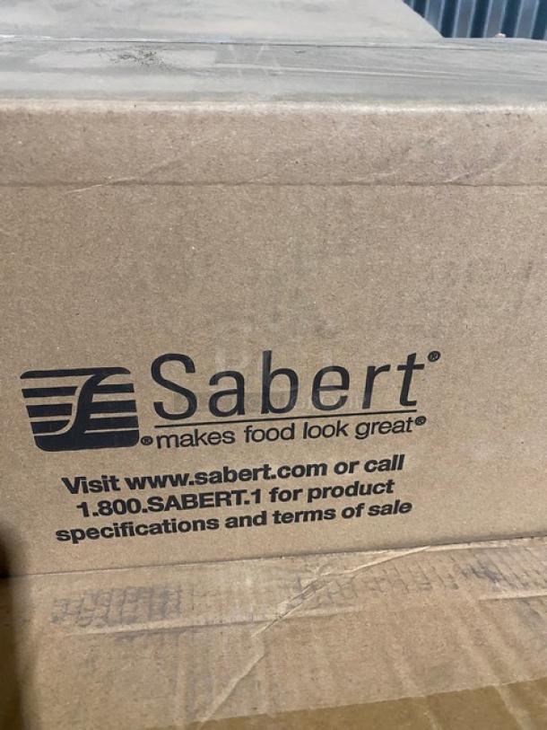 BRAND NEW! Mixed Pallet! Sabert Lid For Square Pulp Bowl!  Holds 16oz!  Model 51916F300! Steelite International Bowl 7 2/3 Earth Black! Model 6153RG102!  Sabert Clear Lid for 36 oz. Two-Compartment Medium Snack Box! 15 X Your Bid! - Image 5 of 8