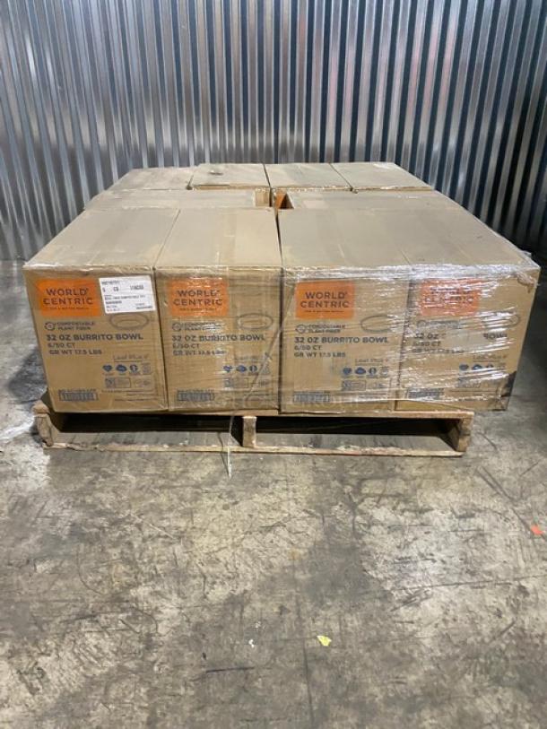 BRAND NEW! Mixed Pallet! World Centric 32oz Burrito Bowl! Model BO-SC-UBB-LFP!  10 X Your Bid! - Image 1 of 8