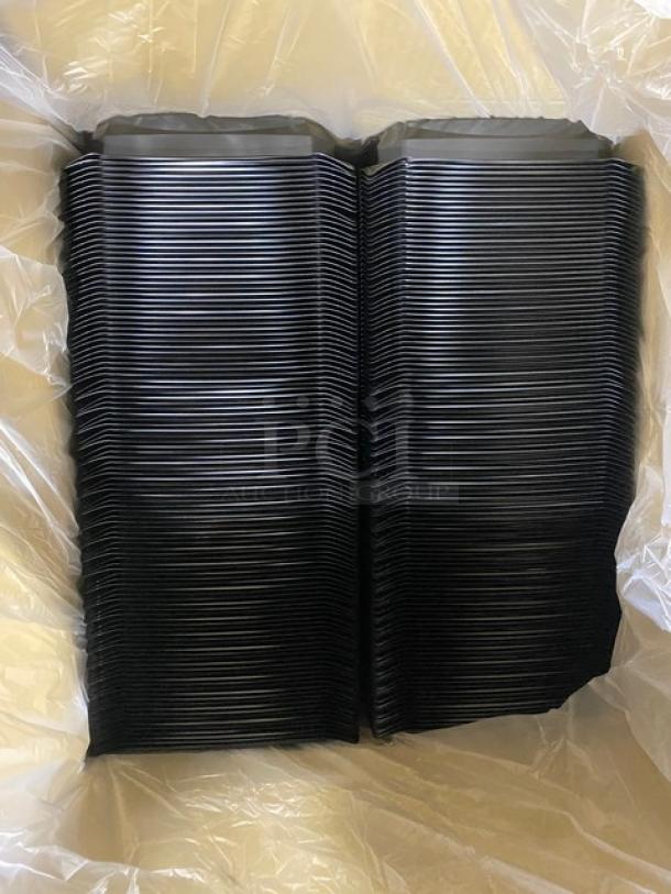 BRAND NEW! FULL PALLET! Direct Pack 10.25″ Microwavable Black Entrée Base! 220 Per Case! Model DPI-10-PP-B! 28 X Your Bid! - Image 7 of 9