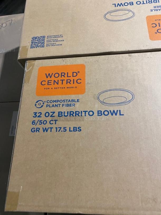 BRAND NEW! Mixed Pallet! World Centric 112oz Compostable Fiber 2-Compartment Catering Pan! Model CA-SC-112DL-LF! World Centric 32oz Compostable Fiber Burrito Bowl! Model BO-SC-UBB-LFP! 10 X Your Bid! - Image 5 of 13