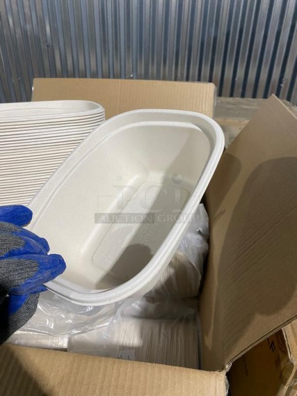 BRAND NEW! Complete Pallet! World Centric 48oz Laminated Containers! Made of Compostable Plant Fiber!  8.7x6.7x3.1 Inches! Model CT-SC-U3L-LF! 18 X Your Bid! - Image 14 of 14