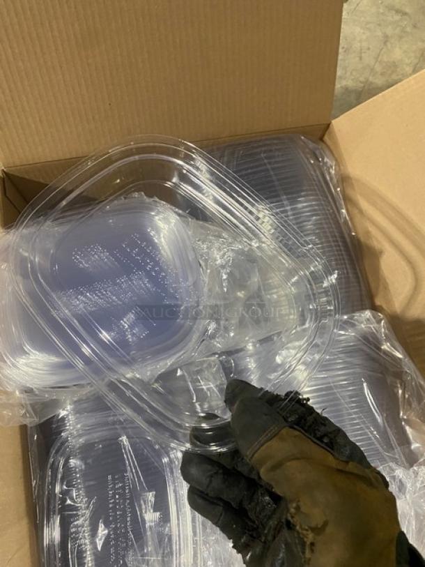 BRAND NEW! Complete Pallet! World Centric Ingeo Pla Lid 8.8" x 6.8" Fiber Box Lids! Perfect For 20-48oz Containers! Model CTL-CS-3! 22 X Your Bid! - Image 8 of 10