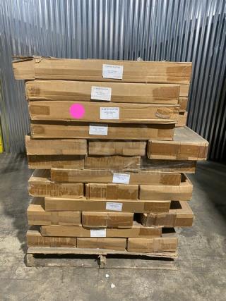 BRAND NEW! FULL PALLET! Clartec 12x30 Plastic Display Tray/Platter! Model CPW1230! 12 Per Case! 43 X Your Bid!