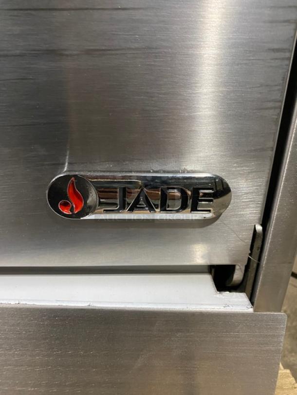 BRAND NEW! Jade Range Titan Series Commercial Stainless Steel Natural Gas Powered Heavy Duty 6 Burner Range/Oven Combo! With Wavy/S Grates! With Back Splash & Double Overhead Shelves! Model: JTRH-6-36 SN: 0000068730*P! - Image 6 of 7