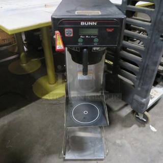 One Bunn Dula Coffee/Tea Brewer With Filter Basket. Model# ITCB-DV. 120 Volt. 12X22X34.5 - Item #1181664