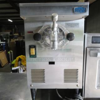 One Sani Serve 7 Quart Countertop Soft Serve Machine. Model# A4071E. 115 Volt. 14X24X24