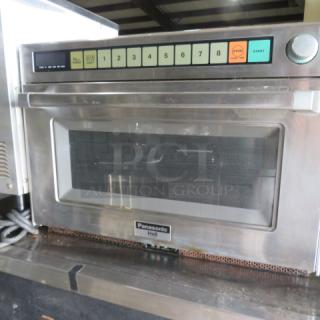 One Panasonic Pro II Microwave. Model# NE3280. 230 Volt. 1 Phase. Unable To Test. 25.5X22X18.5. $4720.00