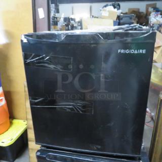 One Frigidaire Cooler. Model# EFR100BLACK6COM. 115 Volt. 18X16.5X19