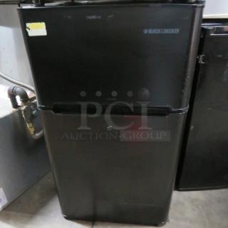 One Black And Decker Refrigerator/Freezer. Model# BCD33B. 115 Volt. 19X9X33.5