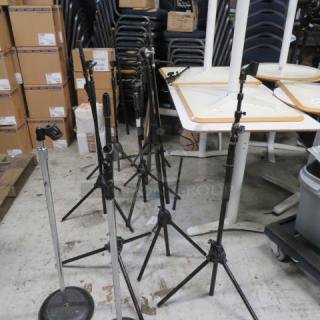 One Mega Lot Of Misc Stands.