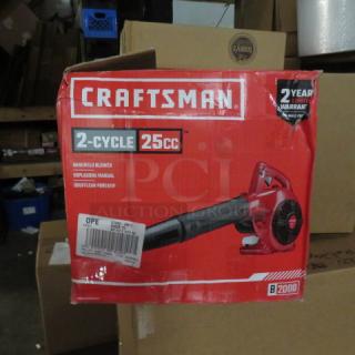 One NEW Craftsman 2 Cycle 25cc Blower. #B2000.